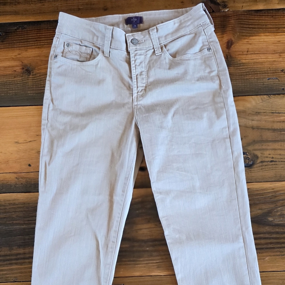 NYDJ /Not Your Daughter's Jeans / Women's Tan Ankle Jeans / Spring Pants size 2